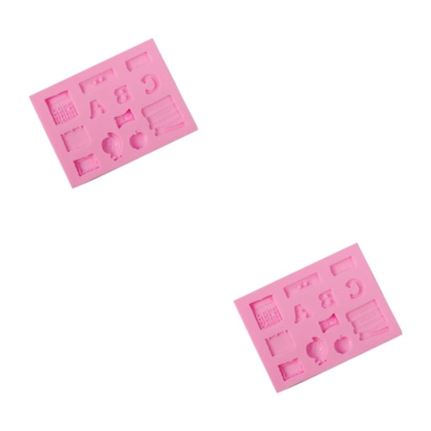 Wosthever Molde de silicona para pasteles y Fondant, molde para magdalenas, moldes de decoración para manualidades con azúcar, utensilios para Rosa Tipo 2 2Conjunto