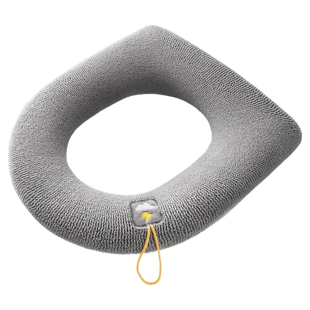 Cubierta de asiento de inodoro de invierno Sunnimix Cojín Closestool Mat engrosado Gris