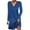 Womens Fall Trendy Dress Blue, variant on OSFVNOXV Sequin Dress for Women Glitter Sparkly Long Sleeve Fall Straight Leg V-Neck Mini Length Dress for Birthday Wedding Party