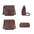 thumbnail image 4 of KouLi Buir Crossbody Purses and Handbags Soft PU Leather Ladies Multi Pockets Shoulder Bag, 4 of 7