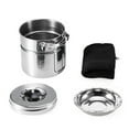 thumbnail image 4 of Utensilios de cocina del agua de la ebullición del de la ejecución del pequeño que al aire libre con la tapa y la manija Macarena Pote plegable para acampar, 4 of 8