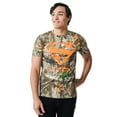 thumbnail image 2 of Superman Blaze Orange Logo Men's Camo Crew Neck Short Sleeve T-shirt-Large, 2 of 6