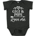 thumbnail image 3 of Inktastic Gigi and Pops Love Me Boys or Girls Baby Bodysuit, 3 of 5