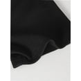 thumbnail image 7 of Women Tops V Neck Shirts Short Sleeve Casual Ribbed Slim Fitted T Shirts for Summer, 7 of 7