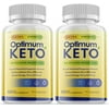 (2 Pack) Optimum Keto - Supplement for Weight Loss - Energy & Focus Boosting Dietary Supplements for Weight Management & Metabolism - Advanced Fat Burn Raspberry Ketones Pills - 120 Capsules