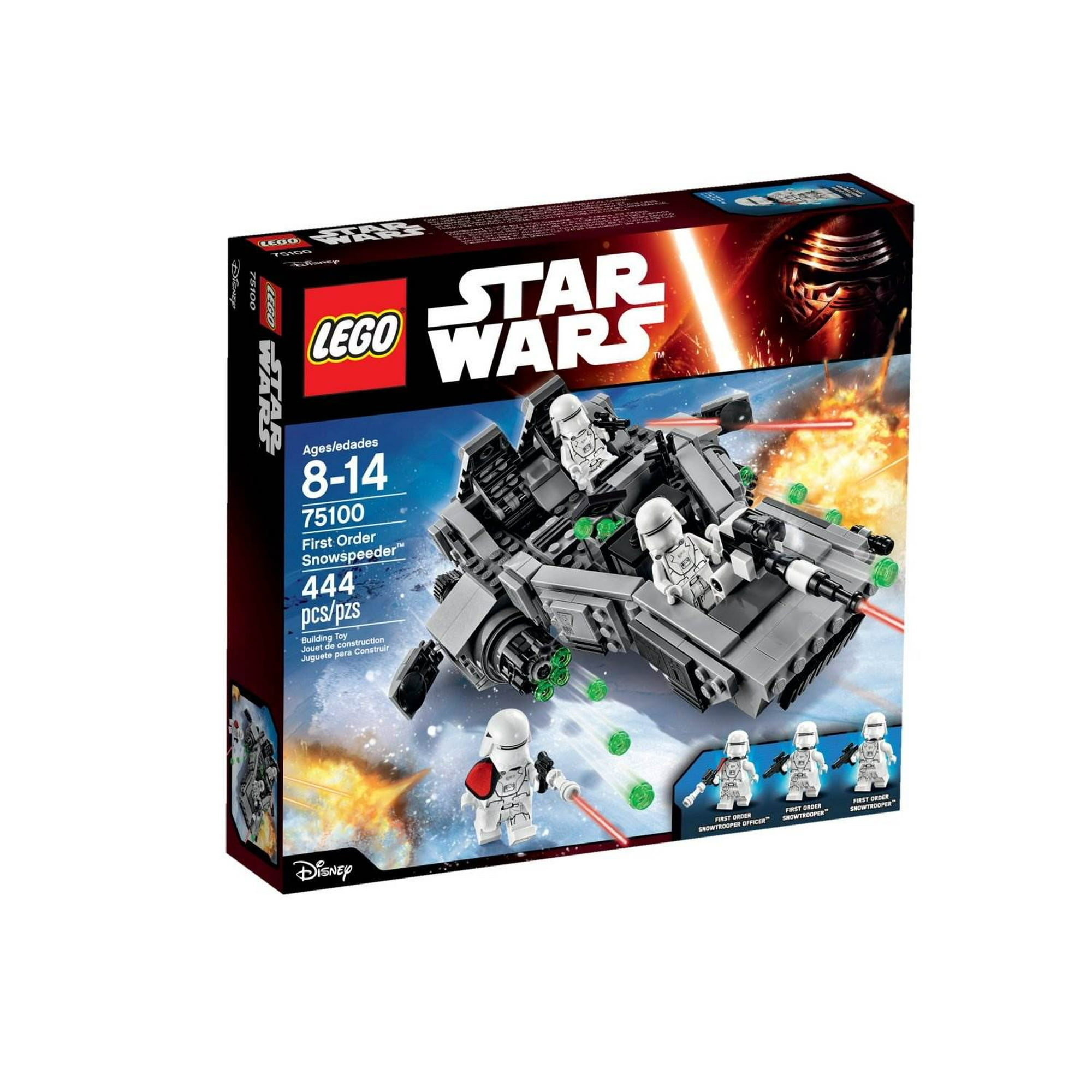 LEGO Star Wars The Force Awakens First Order Snowspeeder 444 Piece Set 75100 Walmart