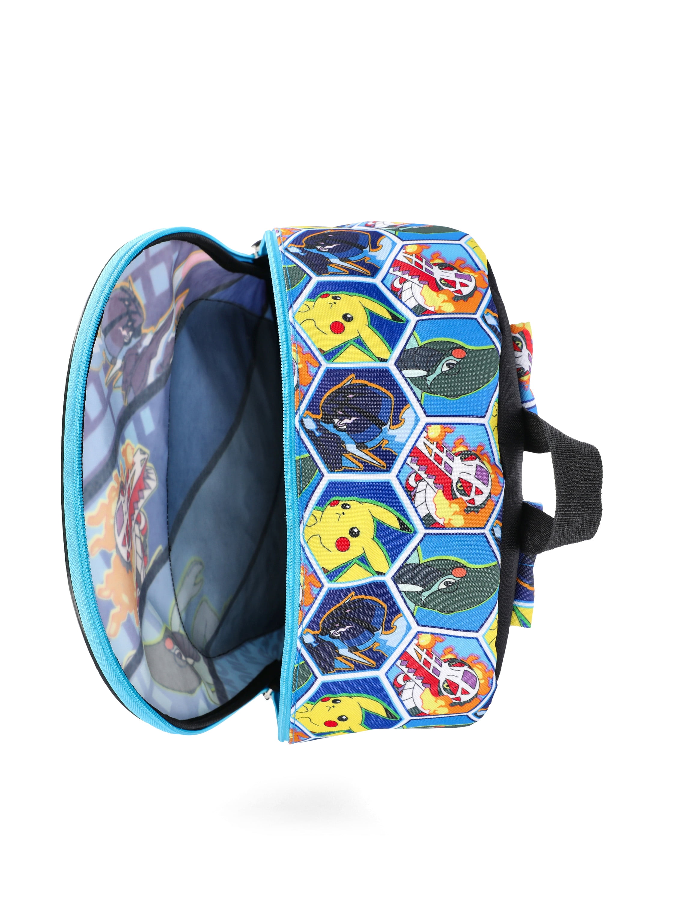 Pokémon Boys' 17" Pikachu Light Up Backpack with Bonus Card Pack, Black