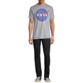 thumbnail image 2 of NASA Men's and Big Men's Distressed Logo Short Sleeve Graphic T-Shirt, Size S-3XL, 2 of 4
