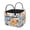 Blue Orange Floral Print, variant on Pzuqiu Cactus Print Quilted Laundry Basket with Handles Foldable Large Capacity Heavy-Duty Soft Fabric Storage Hamper for Bedroom Bathroom Nursery Dorm Clothes Organization
