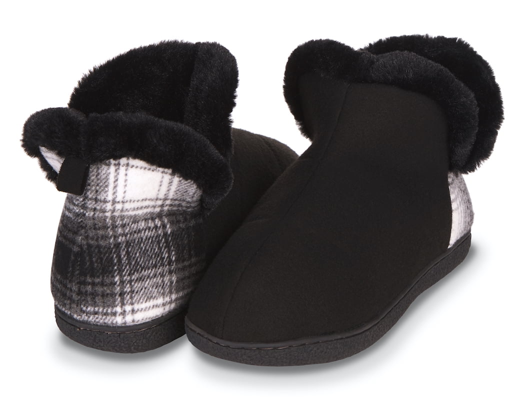 fuzzy slip ons