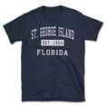 thumbnail image 1 of St. George Island Florida Classic Established Men's Cotton T-Shirt, 1 of 1