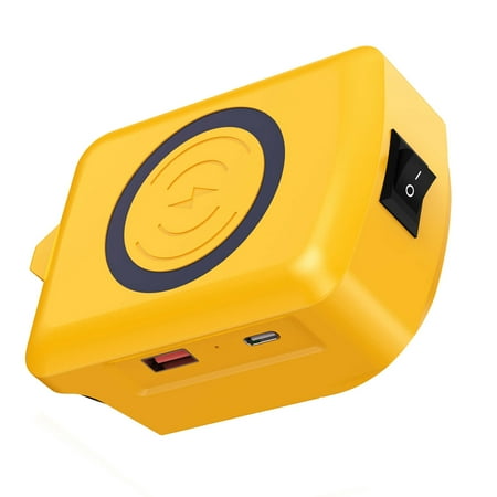 APPLAYERR Wireless Charging Adapter 20V Power Tool Batteries USB Type C Outlets Fast Charge Phones Samsung