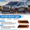 thumbnail image 2 of Luz de marcador lateral de aleta Unique Bargains para Mini Cooper One 14-20 Luz de repetidor lateral LED amarilla Alojamiento de señal de giro frontal izquierdo derecho, 2 of 7