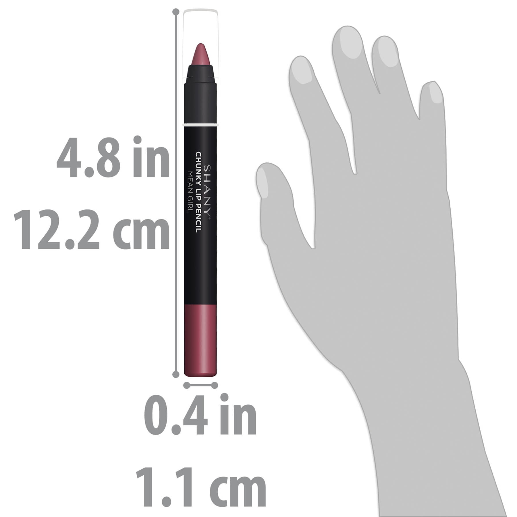 SHANY Chunky Lipstick Lip Pencil With Vitamin E & Aloe Vera - MEANGIRL