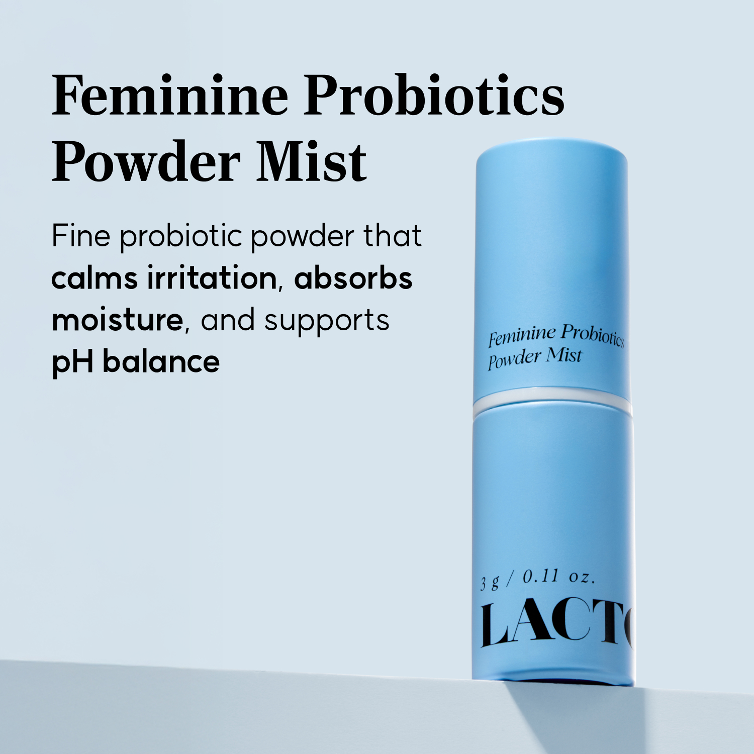 LACTOMEDI Feminine Probiotic Powder Mist for External Use | pH 4.5 | Vulva Odor Care | 3g, 1ct