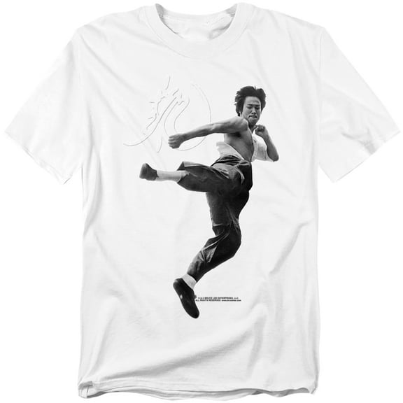 Bruce Lee T-Shirt Flying Kick Unisex Graphic Tee For Men & Women