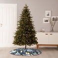 thumbnail image 7 of Halloween Christmas Tree Skirt - Penguin Arctic Adventure 30 Inches Christmas Tree Skirt for Halloween Holiday Indoor Home Christmas Tree Decorations with Three Ribbons, 7 of 7
