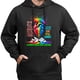 thumbnail image 3 of Sudadera estampada Arte de Corazón Colorido - unisex(L), 3 of 5