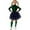 Navy, variant on Girls Tulle Skirt Layers Navy Tutu Elastic Waist Kids Ballet Tutu Summer Princess Party Dress 3-14 Years