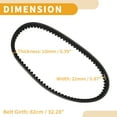 thumbnail image 4 of Correa de transmisión V-Belt Unique Bargains para Yamaha BWS 125 para ZUMA 125 CC CVT motocicleta, 4 of 7