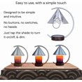 thumbnail image 4 of Tsukimi Lampe Chauffe-Bougie TouchOn (Argent Classique), 4 of 8