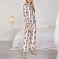 thumbnail image 3 of Lsque Hello Easter Pattern Long Sleeve Pajama Set for Women - Soft 2-Piece Sleepwear and Loungewear Set with Pockets, Comfy Nightwear-X-Large, 3 of 7