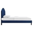 thumbnail image 3 of Modway Daisy Performance Velvet Twin Platform Bed in Navy, 3 of 9