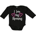thumbnail image 3 of Inktastic I Love My Mommy Hearts Boys or Girls Long Sleeve Baby Bodysuit, 3 of 5