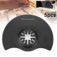 thumbnail image 2 of 5pcs 88mm Oscillating Circular Saw Blades Multi Tool Accessory Set Repair Carbon Steel Cutting Tool, 2 of 5