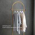 thumbnail image 4 of BUZUEY Gold Clothing Rack, Small Clothes Rack with Marble Base, Heavy-duty Coat Racks Freestanding for Boutiques,Modern garment racks for hanging clothes,Can Hang Jacket Garment, Hat, Scarf 20.5" W, 4 of 8