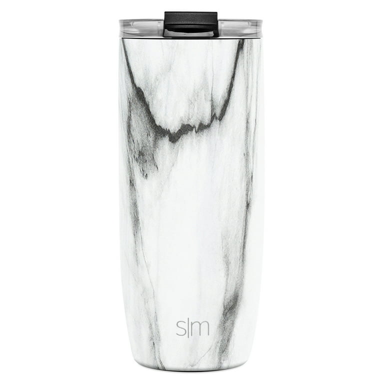 Voyager Tumbler with Clear Flip Lid & Straw – Simple Modern