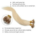 thumbnail image 4 of SEGO Nano Micro Bead Ring Human Hair Extension Pre Bonded Nano Tip Remy Hair Extensions Loop Hand Hairpiece, 4 of 8