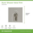 thumbnail image 5 of Symmons S3690BBZTRM Duro Single Handle Volume Control Valve Trim - Bronze, 5 of 7