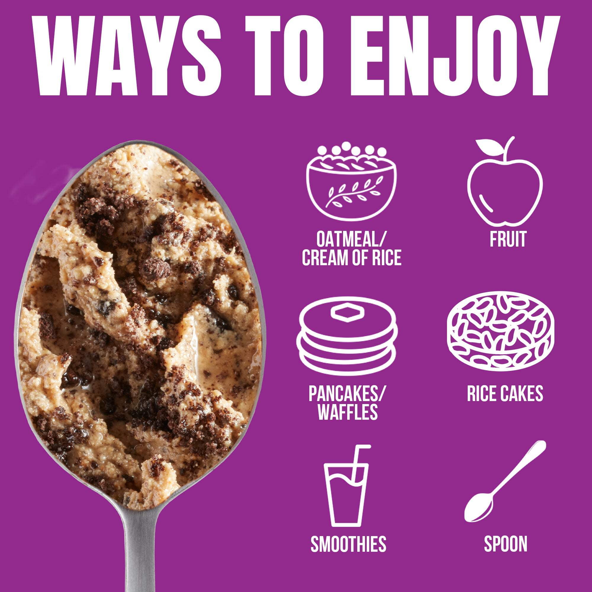 FIt Butters Rory's Cookie Monster Madness (Cookies & Cream Cashew Butter)