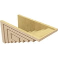 thumbnail image 5 of 11"W x 22"D x 11"H Wide Landon Rough Cedar Woodgrain TimberThane Corbel, Primed Tan, 5 of 6
