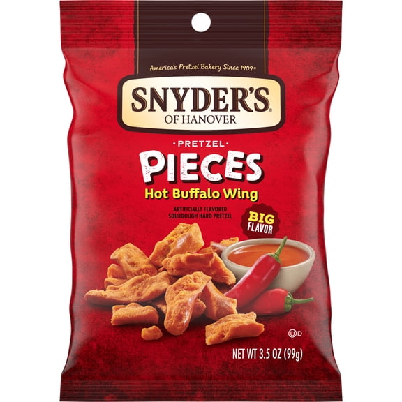 Snyder's of Hanover Pretzel Pieces, Hot Buffalo Wing, 3.25 oz