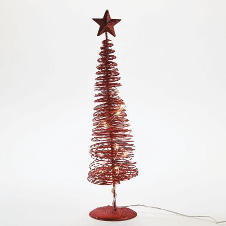 Red Wire LED Christmas Tree
