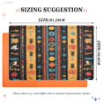 thumbnail image 6 of Yayeee Doormat for Inside 20"x32" Absorbent Low-Profile Washable Non-Slip Rubber Backed Entryway Rug, Orange Geometric, 6 of 8