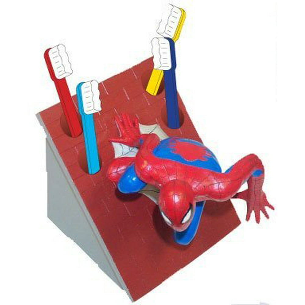 Spiderman Toothbrush & Holder