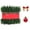 Green-Red Ball, variant on Holloyiver 16.4Ft Christmas Garland Decorations, Greenery Christmas Garlands, Non-lit Christmas Green Garland for Stairs Railing Fireplace Mantle Front Door Porch Holiday Wedding Party Decor