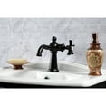 thumbnail image 3 of Kingston Brass KS3540NX Hamilton One-Handle Single-Hole Bathroom Faucet with Push Pop-Up Drain, Matte Black, 3 of 7