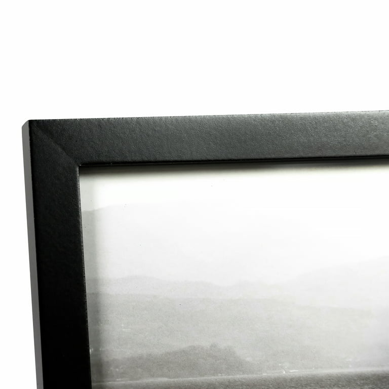 Mainstays 8x10 Matted to 5x7 Front Loading Picture Frames, Black, Set of 6  - Walmart.com
