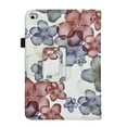 thumbnail image 6 of iPad Mini 4 Case (Floral Black) - Slim Fit Synthetic Leather Folio Case Cover Stand for Apple iPad Mini 4 7.9 Inch Tablet 2015 Release with Auto Sleep Wake Feature and Stylus Holder, 6 of 6
