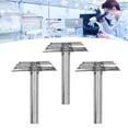 thumbnail image 1 of Herramienta Perforadora De Tapón De Goma, Perforadora De Corcho Portátil De Acero Inoxidable De 3 Piezas Fácil De Usar Para Experimentos De Laboratorio Escolar, 1 of 7