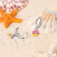 thumbnail image 2 of MULA Original Women 925 Sterling Silver Hoop Earrings Enamel Cute Dessert Jewelry Gift, 2 of 5