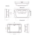 2V/24V USB Outlet, Double USB Port Panel Mount Automobile Car USB ...