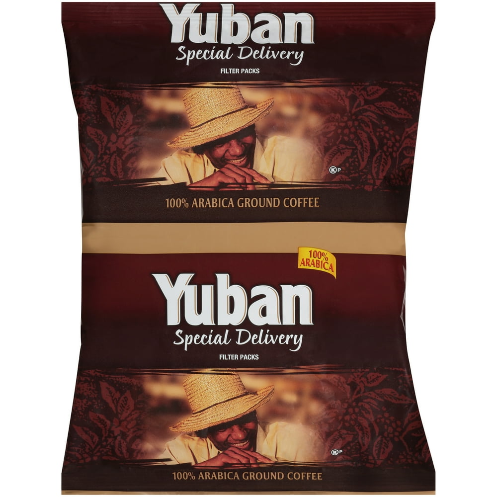 YUBAN Special Delivery Roast & Ground Coffee, 1.2 oz. Pouches (Pack of