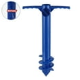thumbnail image 3 of Support de Parasol Ancre Attrape-Sable Piquet Support de Tarière Plastique Bleu Lot de 1, 3 of 5