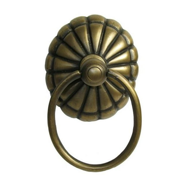 Gado Gado Hardware HRP2012 Ring Pull with Oval Melon Backplate