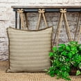 thumbnail image 2 of Parkland Collection Transitional Stripes Green Square 24" x 24" Pillow, 2 of 6